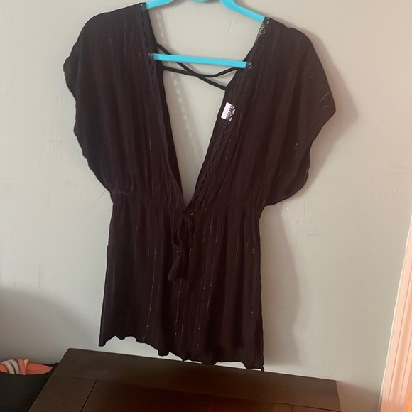 ☀️🌺Target Xhilaration Boho Glitter Beach Cover Dress - Picture 1 of 10